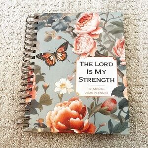 The Lord Is My Strength 2025 Planner: 12-Month Weekly Planner Calendar Religious